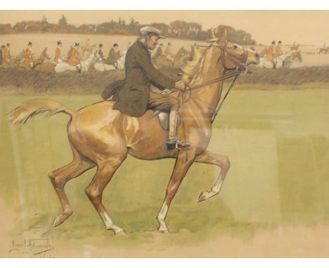 AFTER LIONEL EDWARDS "Hunting Types: The Dealer's Man", chromolithograph 