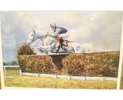 AFTER JOHN ADAMSON "Desert Orchid", limited edition colour print No'd. 196/500, signed in pencil lower right 