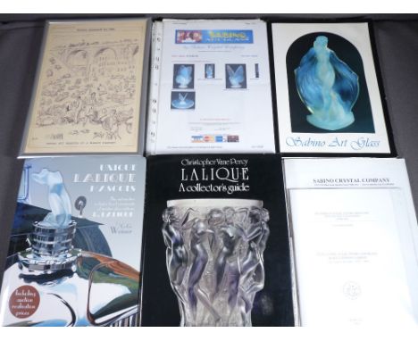 CAR MASCOT COLLECTORS BOOKS &amp; EPHEMERA - A QUANTITY to include G G WEINER - Unique Lalique Mascots - hardcover, The Book 