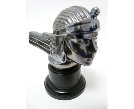 VINTAGE CAR MASCOT- RA SUN GOD-STUTZ american automobile company, no foundry mark, compound filled base, possible re-cast/rep