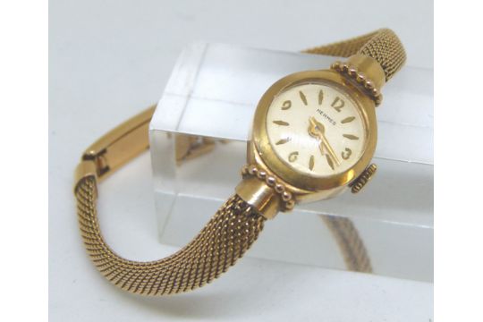 hermes gold watch ladies