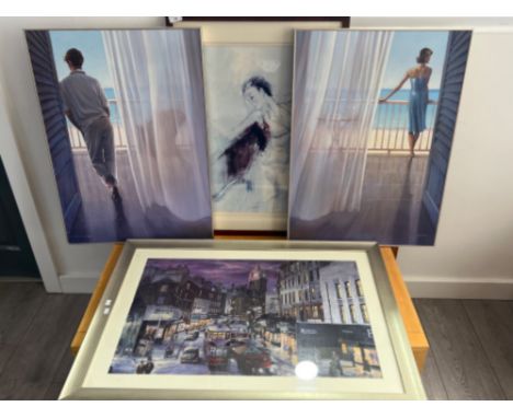 John M Boyd framed print and 3 others