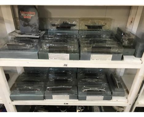 27 boxed Atlas Edition HMS legendary warships scale 1/1250