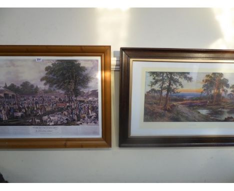 Print - 'Woburn Sheepshearing' - George Garrard and 'The Edge of the Common'