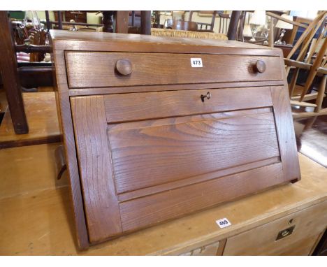 Ercol elm portable table top bureau