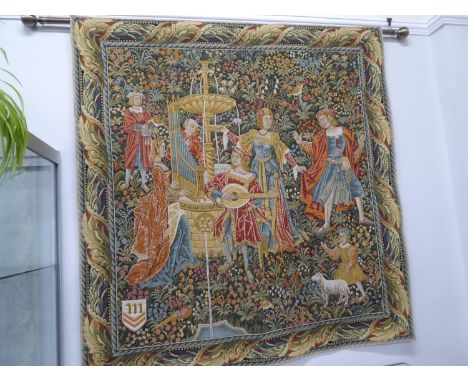 Large wall hanging tapestry (64"h x 61"w)