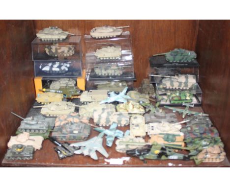SECTION 51.  Thirty-six various 1:72 Scale model tanks together with six die-cast model combat aircraft and two military heli