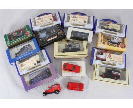 A small collection of assorted boxed die-cast model vehicles including examples by Lledo, Matchbox and Corgi, comprising a Da