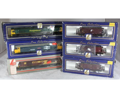 Lima Models Diesel Locomotive Class 67002 EWS Special Delivery, boxed, together with a Lima Class 66 Freightliner Railtrack 6