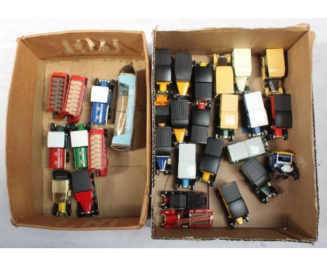 SECTION 52.  A collection of 30 assorted die cast Matchbox and Lesney model vehicles, predominantly loose, one boxed, compris