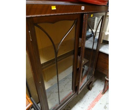 Two-door standing vintage china cabinet