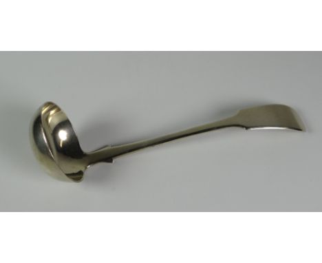 AN EPNS SAUCE LADLE, possibly Scottish (BBC Bargain Hunt)