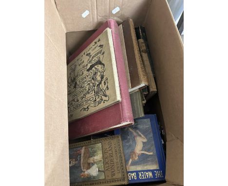 Box of assorted books to include various sports and boxing 