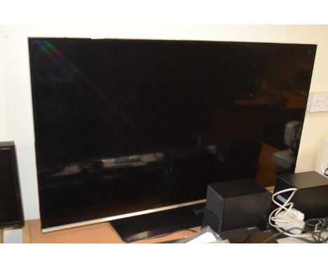 A Samsung flat screen television