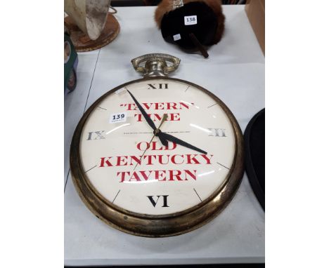 MID CENTURY ORIGINAL ADVERTISING CLOCK 
