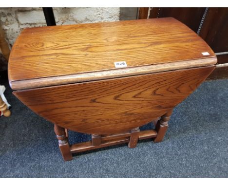 OAK DROP LEAF GATE LEG TABLE 