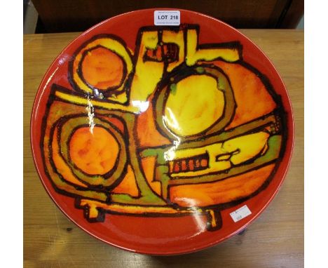 Poole pottery abstract bowl