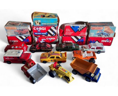 Matchbox no 23 Atlas Truck, mint, poor box; no. 21 Rod Roller, nr. mint, poor box; no.69 Wells Fargo Security Truck, mint, po