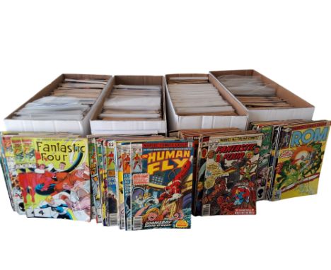 Comics - Marvel, DC and Independent silver and bronze age titles, to include Human Fly, Fantastic Four, Human Fly, Rack and P