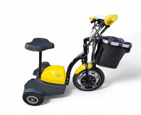 Electric Tricycle Trike 3 Wheel Electric Scooter, thumb throttle, model no. YXEB-712