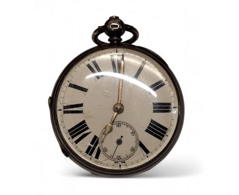 A Victorian silver open faced pocket watch, the fusee movement signed Chas Skinner, 24 South St. Sheffield, no.2248, engraved
