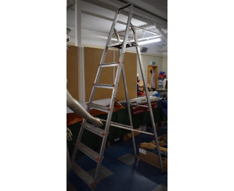 A Seven Step Aluminium Step Ladder 