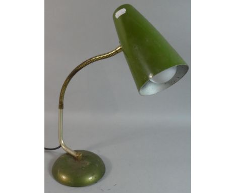 A Vintage Adjustable Desk Top Reading Lamp 