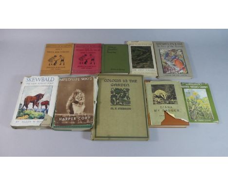 A Collection of Vintage Books Relating to Nature to Include a 1930 Edition of Nature Rambles by Edward Step, Cassell's "Eyes 