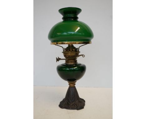 Early 20th century oil lamp 
