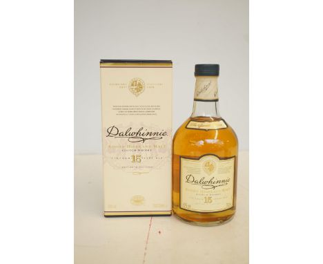 Dalwhinnie single highland malt scotch whisky