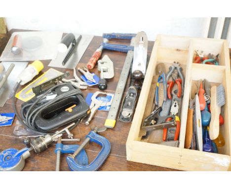 A collection of new and used tools