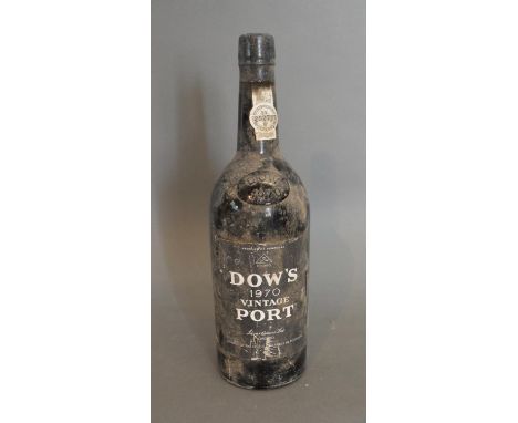 One Bottle Of Dow's Vintage Port Dated 1970 