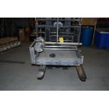 Conveyor 2' long x 30" wide chain, 1 leg, 480 volt motor 36" elevation with adjustable leg