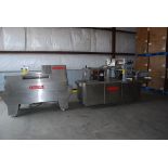 Extreme Packaging Machinery Flow Thru Wrapper, with Heat Tunnel, Model: AL18LS-X-B Rev 000, SN: P-28