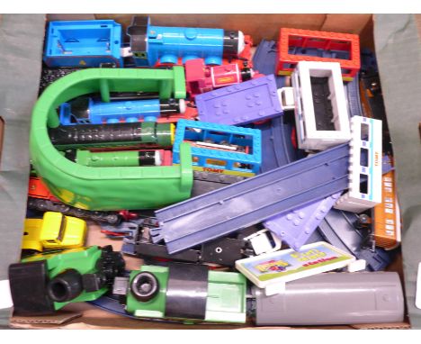 Thomas the Tank Engine locomotives and track, etc. 