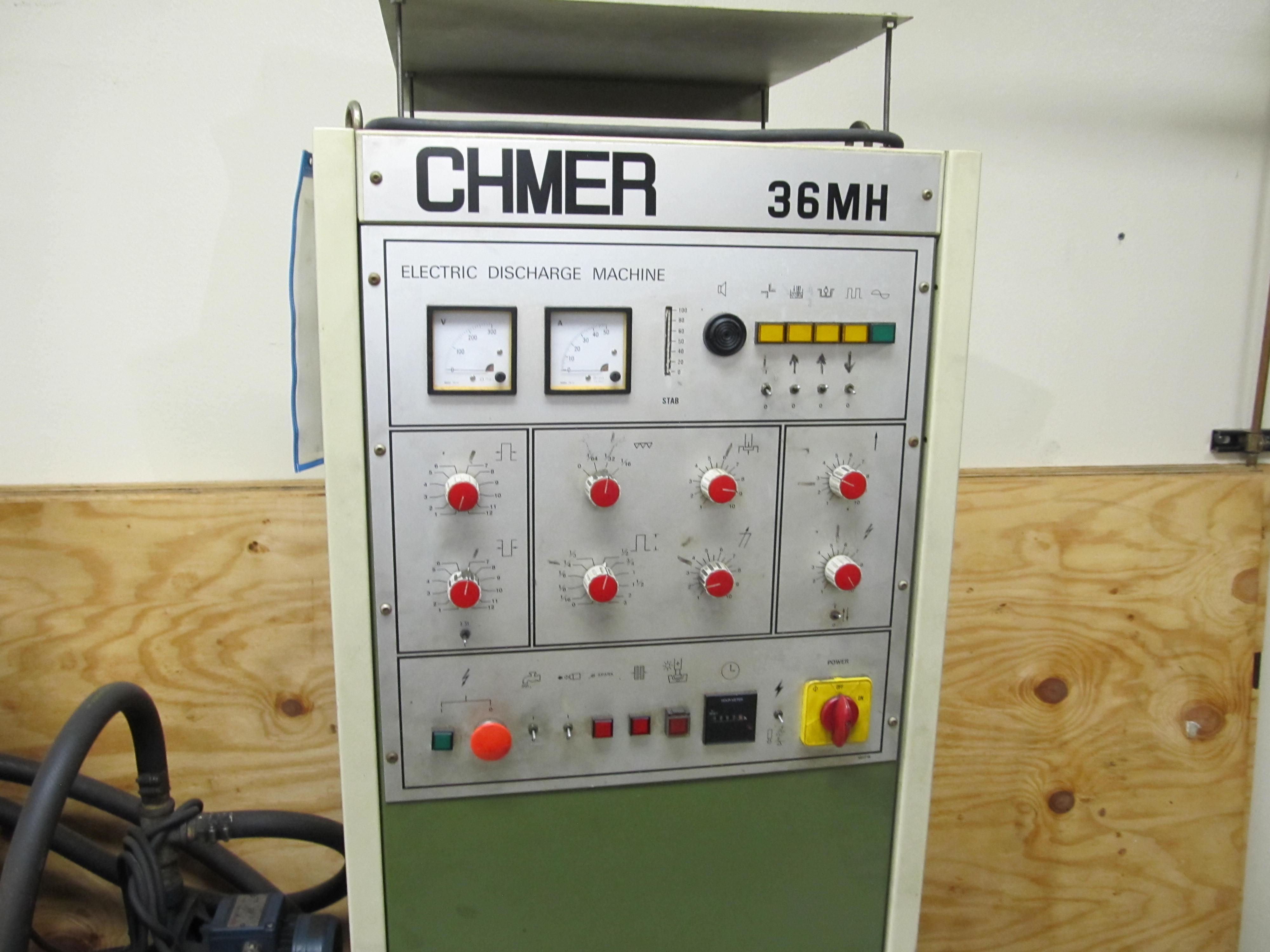 Chmer CM120 Sinker Type EDM, 36MH power supply, 6" x 18"
