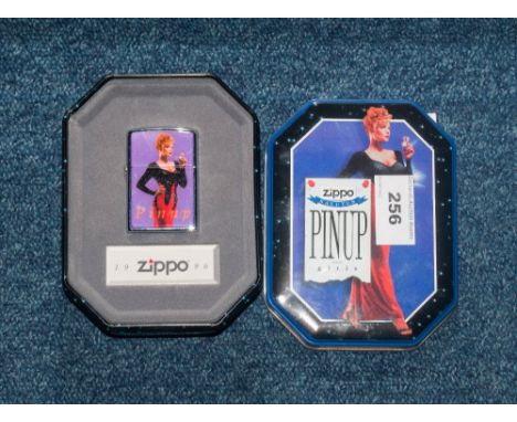Zippo 1996 Pin Up Girls Lighter In Tin