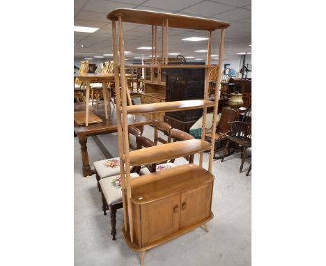 A vintage Ercol light elm 'Giraffe' room divider
Few marks and scuffs, frame seems sound with no visible worm