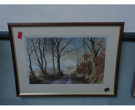 Framed print of rural Autumn scene