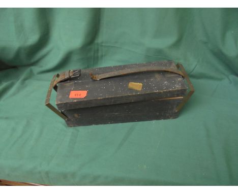 Super lot being box containing approximately 80 coloured lantern slides with leather strap