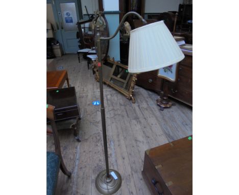 Brass standard reading light (modern)