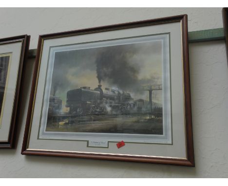 Large print, nicely framed entitled a 'Portrait of Power' by David Watson signed, no 485