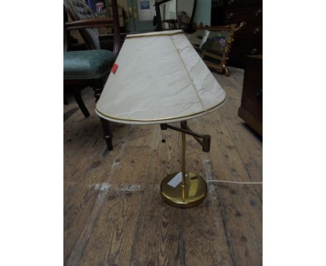 Brass extendable table lamp (modern)