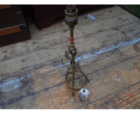 Attractive item being a brass adjustable Pullman light