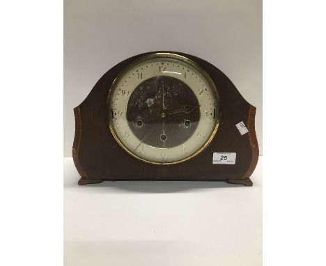 VINTAGE MANTLE CLOCK WITH PENDULUM