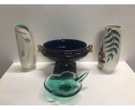 2 BOXES OF ASSORTED WARE INCLUDING POOLE DISH