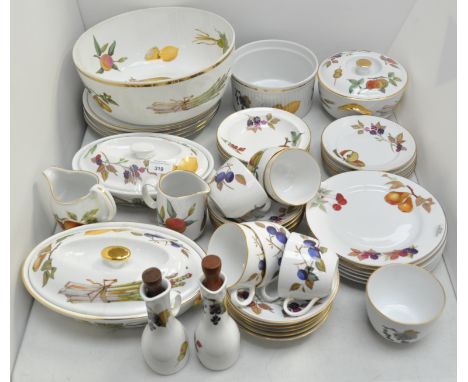A group of Royal Worcester Evesham