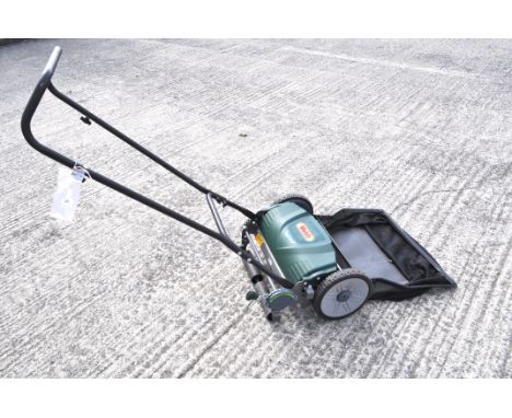 A webb manual lawn mower