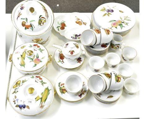 A group of Royal Worcester Evesham