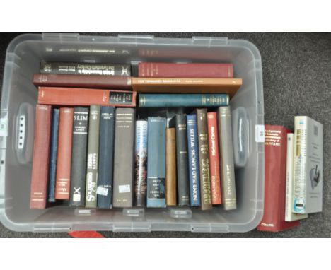 A large  collection of military related books, to include Golden Arrow, the Black Watch, The Kings Enemy, and many more